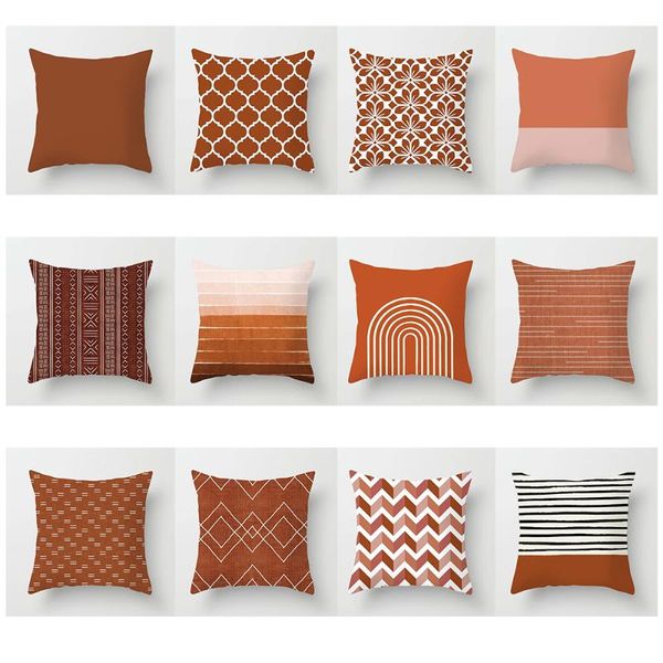 cushion/decorative pillow 45*45cm brown series modern simple ins pillowcase square sofa cover striped lattice cushion
cushion/decorative pillow 45*45cm brown series modern simple ins pillowcase square sofa cover striped lattice cushion