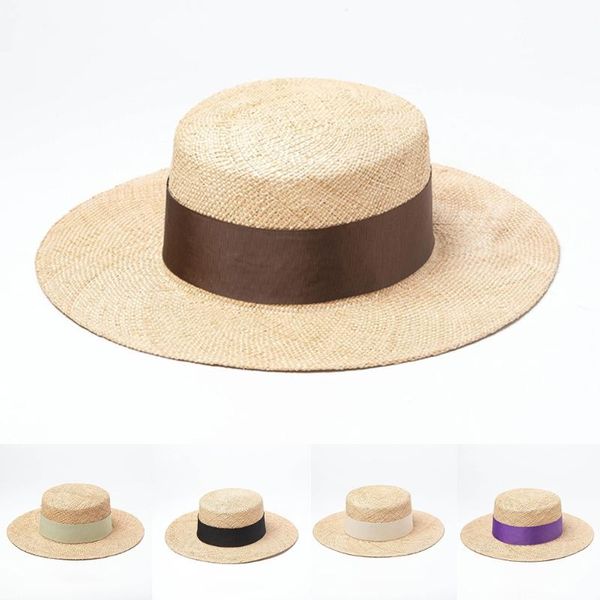 wide brim hats summer women's fisherman bucket casual sun warp knitting straw with braid beach daily travel collapsible 066f, Blue;gray
wide brim hats summer women's fisherman bucket casual sun warp knitting straw with braid beach daily travel collapsible 066f, Blue;gray