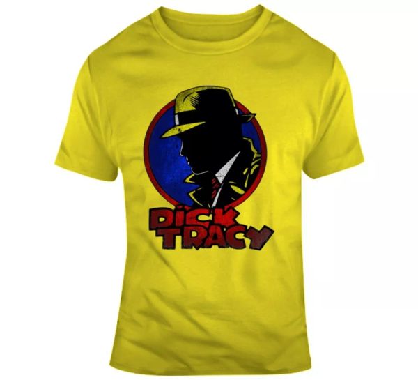 dick tracy comic hero movie vintage design fan request t shirt t shirt, White;black
dick tracy comic hero movie vintage design fan request t shirt t shirt, White;black