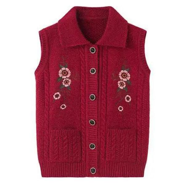 women's vests 2021 knit sweater cardigan middle-aged and elderly women vest waistcoat autumn winter single-breasted sleeveless sweaters, Black;white
women's vests 2021 knit sweater cardigan middle-aged and elderly women vest waistcoat autumn winter single-breasted sleeveless sweaters, Black;white
