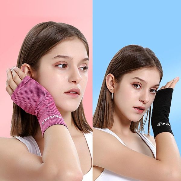 wrist support summer sport sweatband for gym yoga volleyball breathable ice cooling brace tennis wristband wrap, Black;red
wrist support summer sport sweatband for gym yoga volleyball breathable ice cooling brace tennis wristband wrap, Black;red
