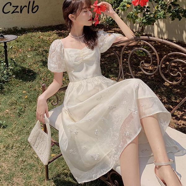 party dresses dress women elegant gentle high waist leisure summer all-match simple embroidery design female vestidos prevalent daily stylis, White;black
party dresses dress women elegant gentle high waist leisure summer all-match simple embroidery design female vestidos prevalent daily stylis, White;black