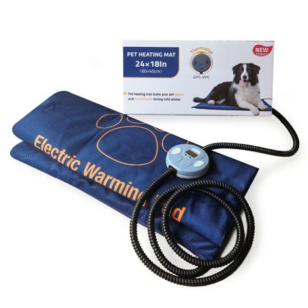 pet bed warmer dog cat electric heat pad heated waterproof indoor mat home pad, adjustable k3na kennels & pens
pet bed warmer dog cat electric heat pad heated waterproof indoor mat home pad, adjustable k3na kennels & pens