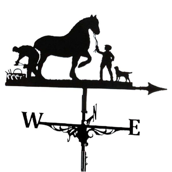 decorative objects & figurines metal weathervane farmer and horse mount weather vane wind direction indicator
decorative objects & figurines metal weathervane farmer and horse mount weather vane wind direction indicator