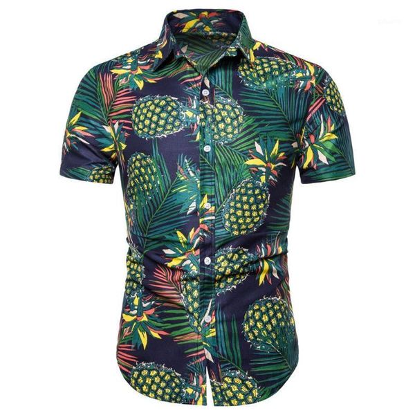 hawaiian printed shirt men summer linen & cotton short sleeve basic blouse fit slim floral men's casual shirts, White;black
hawaiian printed shirt men summer linen & cotton short sleeve basic blouse fit slim floral men's casual shirts, White;black