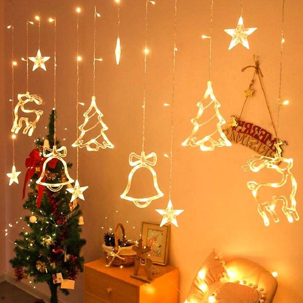 strings led christmas light string home decoration lantern creative fawn bell tree curtain window
strings led christmas light string home decoration lantern creative fawn bell tree curtain window