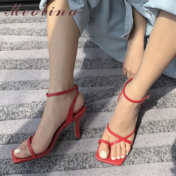 meotina genuine leather high heel sandals super square toe flip flop design ankle strap shoes blue 40 dress, Black
meotina genuine leather high heel sandals super square toe flip flop design ankle strap shoes blue 40 dress, Black
