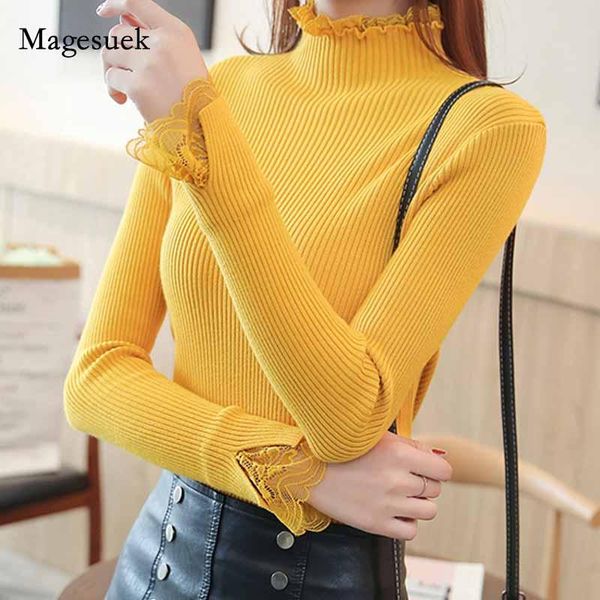 women's sweaters paragraph bottoming sweater spring half-high collar women slim short solid color lace thickening inside 7569 50, White;black
women's sweaters paragraph bottoming sweater spring half-high collar women slim short solid color lace thickening inside 7569 50, White;black