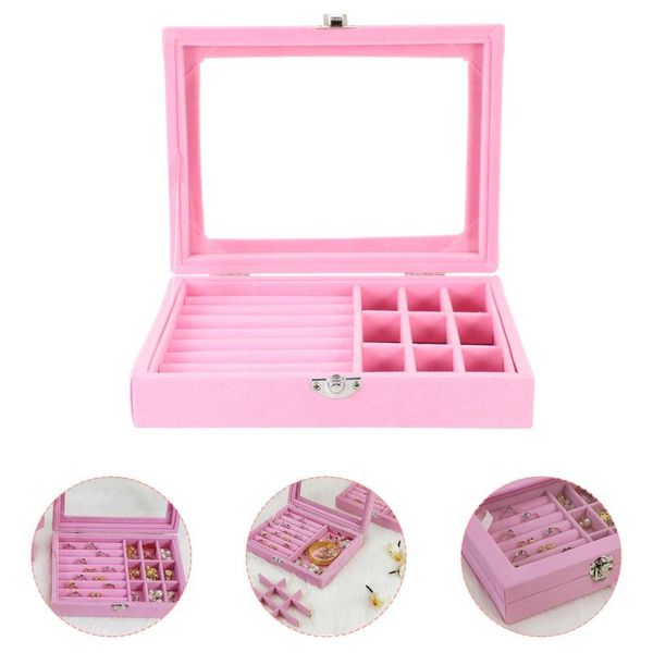 jewelry pouches, bags 1 pc flannel box display storage case with lock gift, Pink;blue
jewelry pouches, bags 1 pc flannel box display storage case with lock gift, Pink;blue