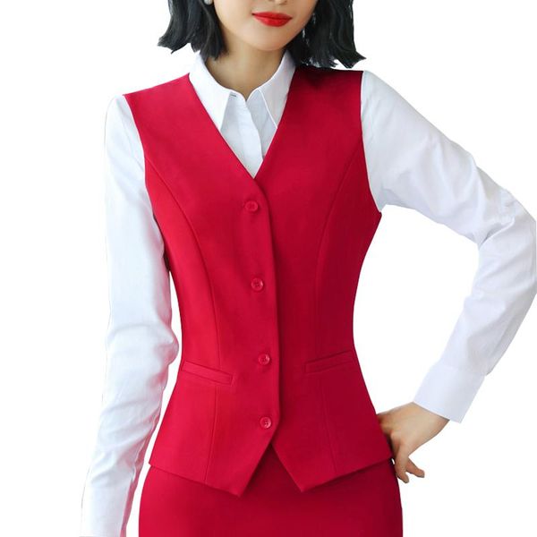 women's vests 5xl formal career black red vest 2021 summer slim v-neck gilet femme waistcoat female sleeveless jacket work wear autumn, Black;white
women's vests 5xl formal career black red vest 2021 summer slim v-neck gilet femme waistcoat female sleeveless jacket work wear autumn, Black;white