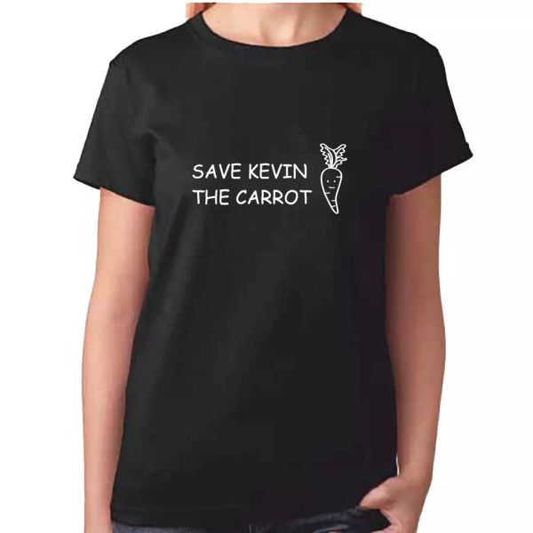 ladies save kevin the carrot tshirt - christmas gift inspired by the advert, White;black
ladies save kevin the carrot tshirt - christmas gift inspired by the advert, White;black