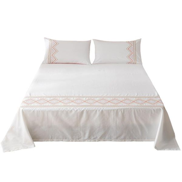 60s satin cotton twill bed sheets embroidered geometric 100% 3 piece bedding set sets
60s satin cotton twill bed sheets embroidered geometric 100% 3 piece bedding set sets