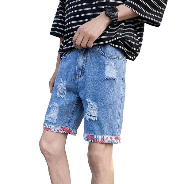 jean shorts men fashion casual ripped hole streetwear denim jeans for men's, White;black
jean shorts men fashion casual ripped hole streetwear denim jeans for men's, White;black