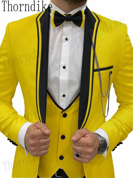 thorndike latest design fashion one buttons men suits 3 pieces costum homme groom wedding terno masculino slim fit blazer t1279 men's &, White;black
thorndike latest design fashion one buttons men suits 3 pieces costum homme groom wedding terno masculino slim fit blazer t1279 men's &, White;black