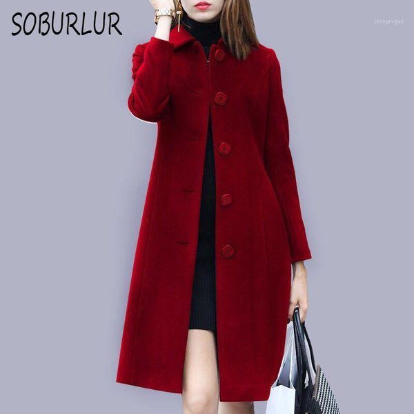 women's wool & blends women woolen coat commute mid-length 2021 autumn winter korean loose long sleeve jacket solid color, Black
women's wool & blends women woolen coat commute mid-length 2021 autumn winter korean loose long sleeve jacket solid color, Black