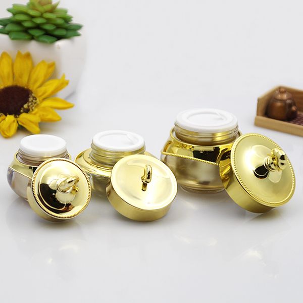 factory outlet 15g crown shape empty jar refillable 5 colors 15ml cosmetic travel size face cream bottle lotion pot container
factory outlet 15g crown shape empty jar refillable 5 colors 15ml cosmetic travel size face cream bottle lotion pot container