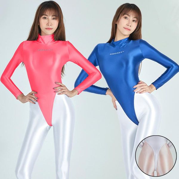 one-piece suits xckny one piece t-shaped swimsuit women's tight gloss high fork long sleeve solid t-shirt amoresy
one-piece suits xckny one piece t-shaped swimsuit women's tight gloss high fork long sleeve solid t-shirt amoresy