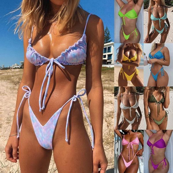 women's swimwear low waist bikini triangle female string swimsuit women print 2 piece suit push up bathing swim, White;black
women's swimwear low waist bikini triangle female string swimsuit women print 2 piece suit push up bathing swim, White;black