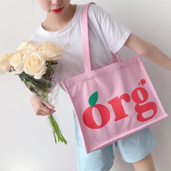 large capacity women's canvas reusable shopping bag girls pink shoulder bags fashion design ladies small casual tote handbags
large capacity women's canvas reusable shopping bag girls pink shoulder bags fashion design ladies small casual tote handbags