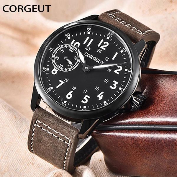 wristwatches corgeut men mechanical watches business dress waterproof wristwatch luxury leather sports watch gifts orologio da uomo, Slivery;brown
wristwatches corgeut men mechanical watches business dress waterproof wristwatch luxury leather sports watch gifts orologio da uomo, Slivery;brown