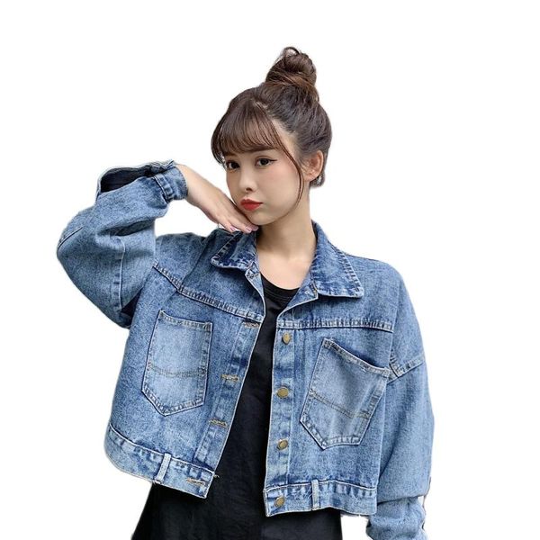 jean jacket women denim jackets crop embroidered jeans womens stylish outerwear coat women's, Black;brown
jean jacket women denim jackets crop embroidered jeans womens stylish outerwear coat women's, Black;brown