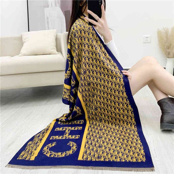 70% off design scarf 2021 new thickened cashmere like for women in autumn and winter lengthened double-sided d-letter jacquard warm cold pro, Blue;gray
70% off design scarf 2021 new thickened cashmere like for women in autumn and winter lengthened double-sided d-letter jacquard warm cold pro, Blue;gray