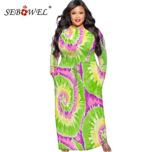 autumn large size women's maxi long dress loose lady round neck sleeve tie dye print plus pockets dresses casual, Black;gray
autumn large size women's maxi long dress loose lady round neck sleeve tie dye print plus pockets dresses casual, Black;gray