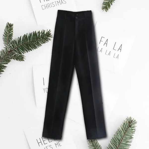 women's pants & capris plain straight for women elegant office wear vintage high waist zipper 2021, Black;white
women's pants & capris plain straight for women elegant office wear vintage high waist zipper 2021, Black;white