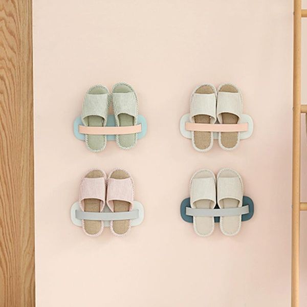 bathroom storage & organization household shoe rack creative wall-mounted punch-wall paste slipper organizer holder supply
bathroom storage & organization household shoe rack creative wall-mounted punch-wall paste slipper organizer holder supply