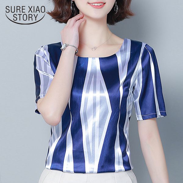 plus size short sleeve clothing striped chiffon blouse women shirts womens and blouses 3814 50 210417, White
plus size short sleeve clothing striped chiffon blouse women shirts womens and blouses 3814 50 210417, White