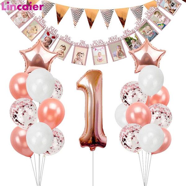 party decoration rose gold first happy birthday banner 1st decorations baby boy girl my 1 one year decor supplies
party decoration rose gold first happy birthday banner 1st decorations baby boy girl my 1 one year decor supplies