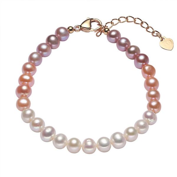 beaded, strands 5mm natural freshwater baroque pearl bracelet white pink purple metal fashion women, Black
beaded, strands 5mm natural freshwater baroque pearl bracelet white pink purple metal fashion women, Black