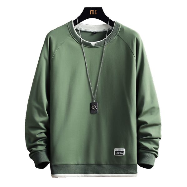 men 2021 new casual autumn solid sweatshirt bottoming shirt men fashion trend o neck polyester loose fit sweatshirt long men, Black
men 2021 new casual autumn solid sweatshirt bottoming shirt men fashion trend o neck polyester loose fit sweatshirt long men, Black