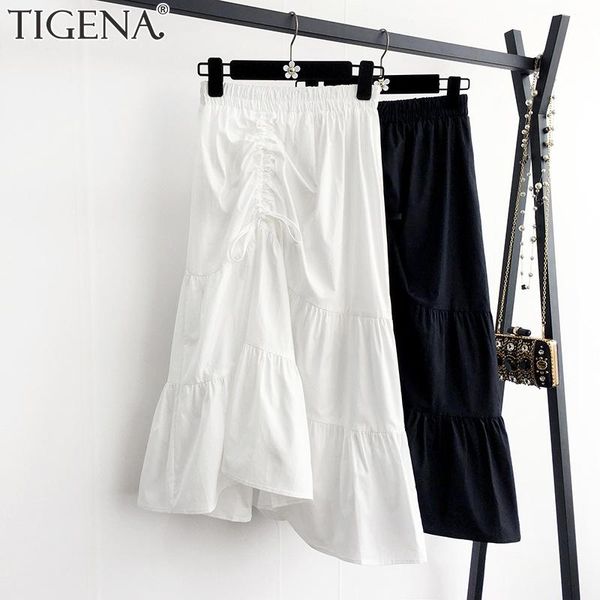 skirts tigena beautiful irregular hem midi long skirt women fashion 2021 summer drawstring pleated high waist female korean white, Black
skirts tigena beautiful irregular hem midi long skirt women fashion 2021 summer drawstring pleated high waist female korean white, Black