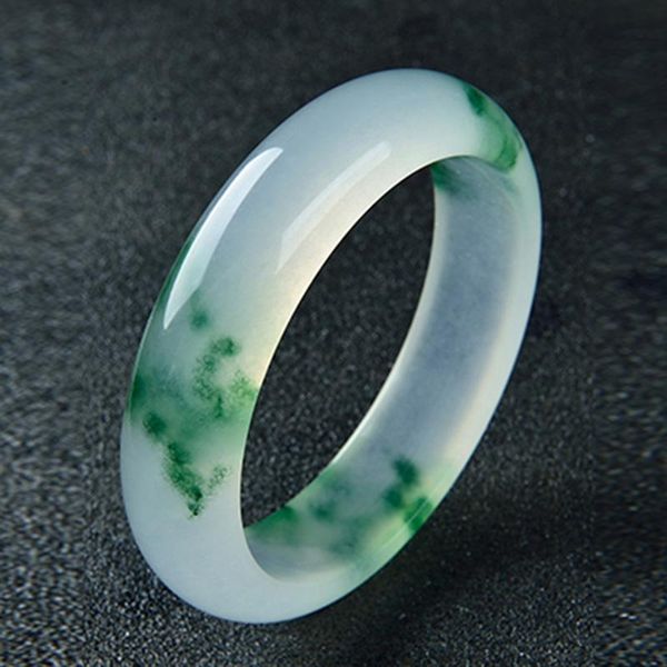 bangle natural burmese jade stone green floating flower seed translucent ladies bracelet jewelry for mother gift, Black
bangle natural burmese jade stone green floating flower seed translucent ladies bracelet jewelry for mother gift, Black
