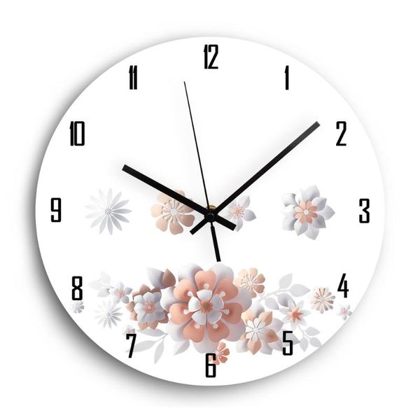 wall clocks beautiful flower digital clock modern design 12'' white mute acrylic living room decorative on the home decor
wall clocks beautiful flower digital clock modern design 12'' white mute acrylic living room decorative on the home decor