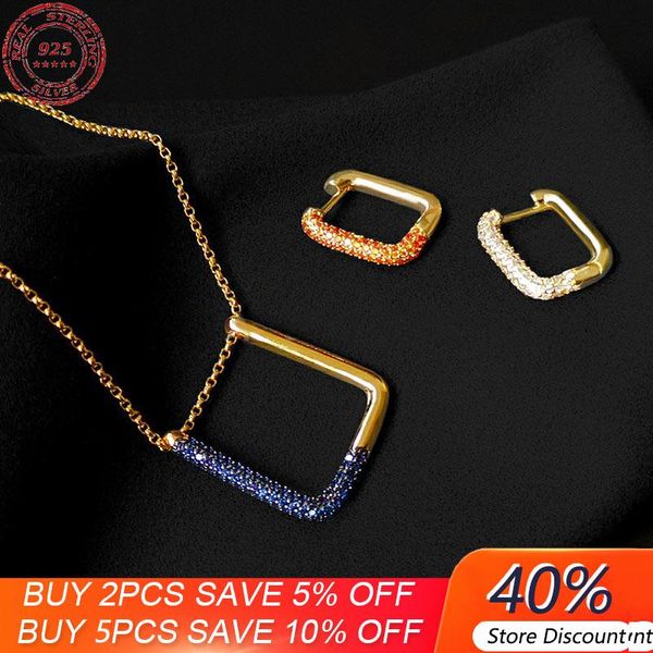 stud s925 sterling silver small earring necklace, color geometric luxury, exquisite fashion temperament jewelry, Golden;silver
stud s925 sterling silver small earring necklace, color geometric luxury, exquisite fashion temperament jewelry, Golden;silver