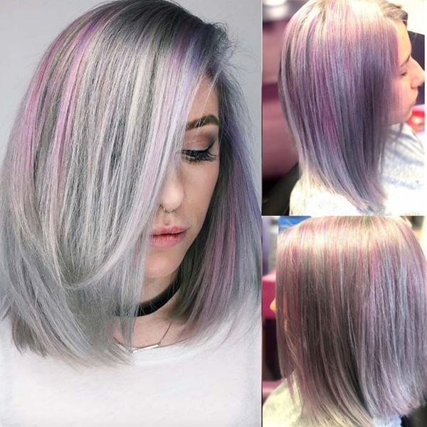 14inch ombre short bob lace part human hair wigs straight wigs for women remy brazilian hair 3"-9" inch ms love, Black
14inch ombre short bob lace part human hair wigs straight wigs for women remy brazilian hair 3"-9" inch ms love, Black