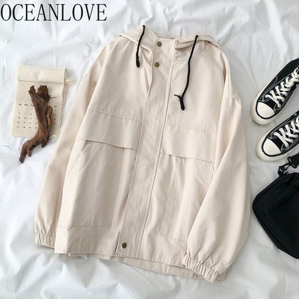 solid long sleeve jackets women zipper hooded autum vintage casual mujer chaqueta korean fashion jacket 17621 210415, Black;brown
solid long sleeve jackets women zipper hooded autum vintage casual mujer chaqueta korean fashion jacket 17621 210415, Black;brown