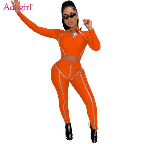 women's two piece pants adogirl reflective stripe patchwork women tracksuit active 2 set zipper long sleeve shirt crop jogging leggings, White
women's two piece pants adogirl reflective stripe patchwork women tracksuit active 2 set zipper long sleeve shirt crop jogging leggings, White