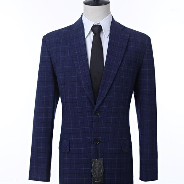 men's suits & blazers dark blue plaid groom jacket two button buttons notch lapel suit formal dance dinner men's1 dey3, White;black
men's suits & blazers dark blue plaid groom jacket two button buttons notch lapel suit formal dance dinner men's1 dey3, White;black