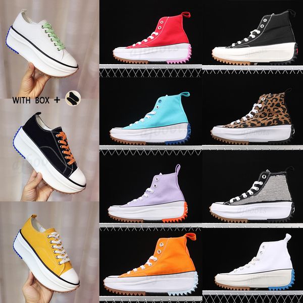 men women run star hike casual shoes leopard orange black yellow purple white high stars classic thick bottom canvas shoe size 36-40
men women run star hike casual shoes leopard orange black yellow purple white high stars classic thick bottom canvas shoe size 36-40