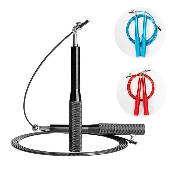 skipping rope 3m high speed aerobic steel wire handle adjustable jump ball bearing for fitness workout fat burning exercise ropes
skipping rope 3m high speed aerobic steel wire handle adjustable jump ball bearing for fitness workout fat burning exercise ropes