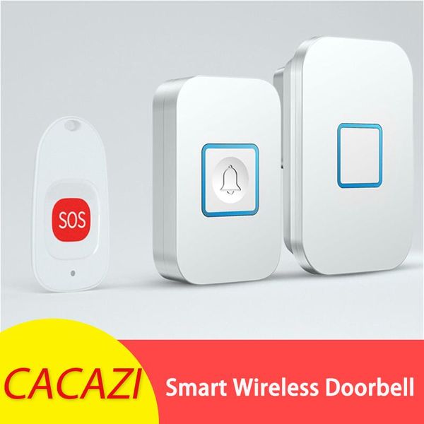 doorbells cacazi smart wireless pager doorbell home old man emergency alarm security sos button + receiver transmitter
doorbells cacazi smart wireless pager doorbell home old man emergency alarm security sos button + receiver transmitter