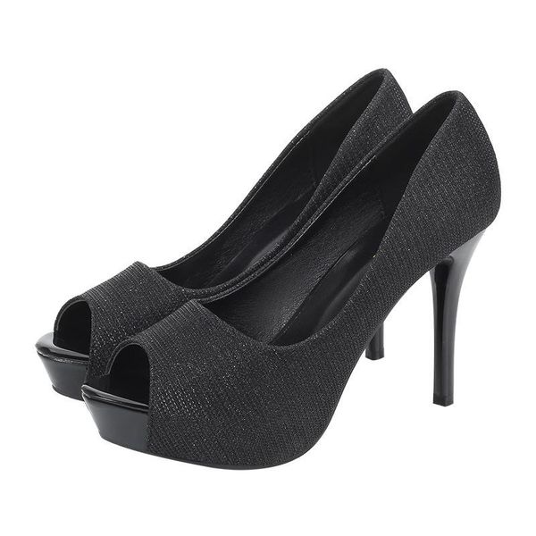 dress shoes brand heels women pumps sequined cloth slip on 10cm thin high heel peep toe waterproof party wedding for, Black
dress shoes brand heels women pumps sequined cloth slip on 10cm thin high heel peep toe waterproof party wedding for, Black
