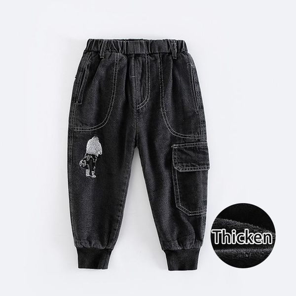 children pants kids boys embroidery jeans baby girl denni jean overol toddler trousers black plush thickening 2021 winter warm, Blue
children pants kids boys embroidery jeans baby girl denni jean overol toddler trousers black plush thickening 2021 winter warm, Blue