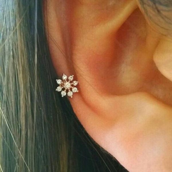 snowflake cartilage earrings, simple tiny barbell, mini snowflake, small tragus earring, conch stud earrings, Golden;silver
snowflake cartilage earrings, simple tiny barbell, mini snowflake, small tragus earring, conch stud earrings, Golden;silver