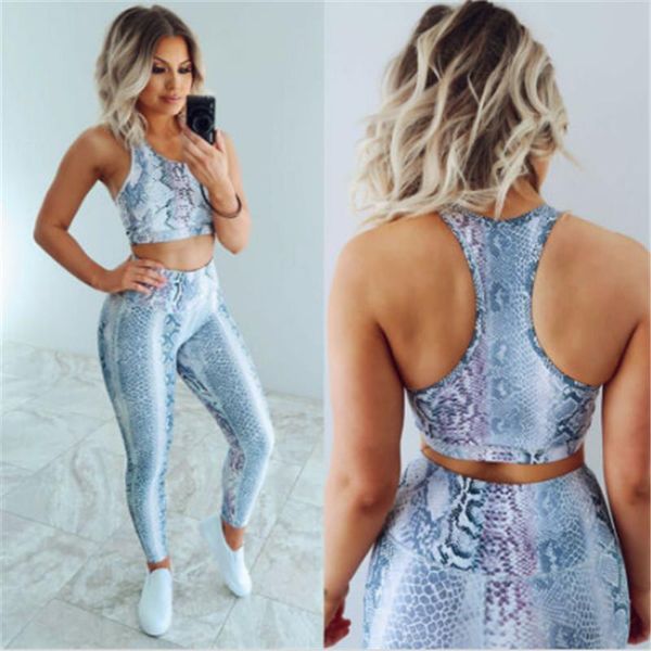 yoga outfits women snake print sports wear casual slim fitness workout suit crop bra + high waist pants tracksuit for gyms set, White;red
yoga outfits women snake print sports wear casual slim fitness workout suit crop bra + high waist pants tracksuit for gyms set, White;red