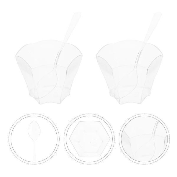 disposable cups & straws 50 sets of dessert ice cream pudding storage serving cake holders (transparent)
disposable cups & straws 50 sets of dessert ice cream pudding storage serving cake holders (transparent)