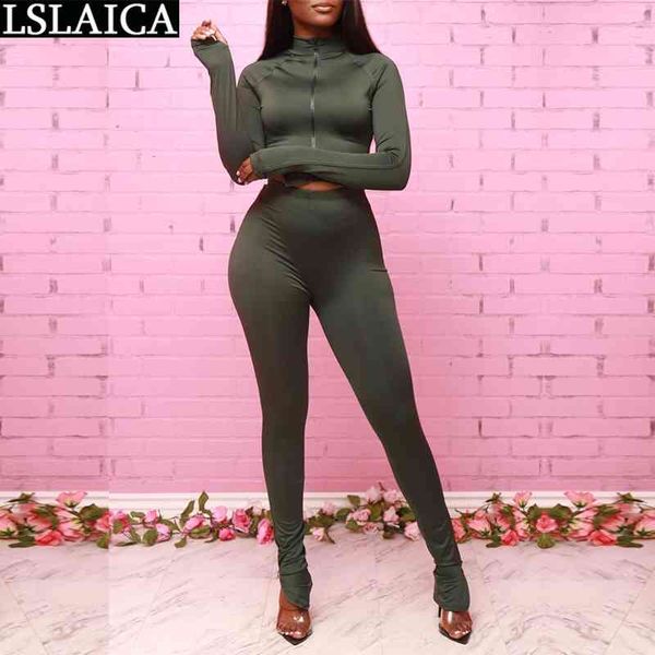2 piece outfits for women pencil pants and long sleeve crop fall clothes fashion casual sportswear sweat suits 210520, White
2 piece outfits for women pencil pants and long sleeve crop fall clothes fashion casual sportswear sweat suits 210520, White